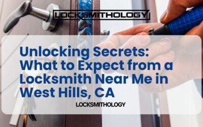 Unlocking Secrets: What to Expect from a Locksmith Near Me in West Hills, CA